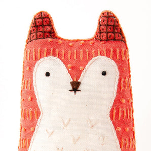 Fox Embroidery Kit