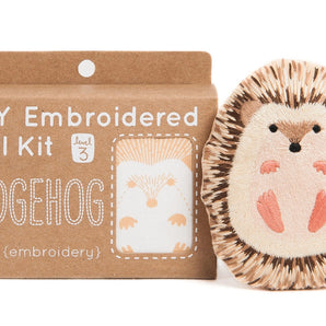 Hedgehog Embroidery Kit