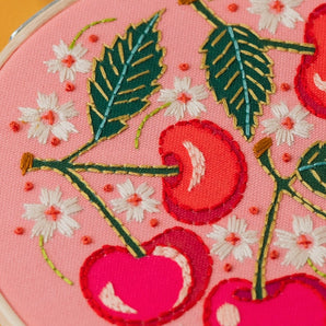 Cherries Embroidery Kit