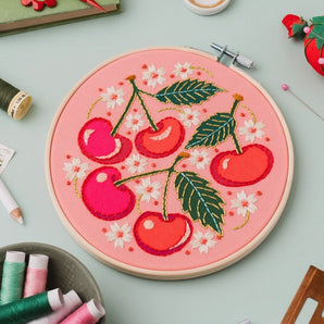 Cherries Embroidery Kit