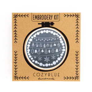 Cozy Holiday Embroidery KIt