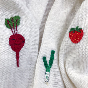 Fruits & Veggies Embroidery Transfers