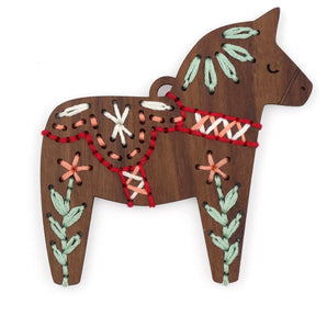 Horse - Diy Stitched Ornament Kit