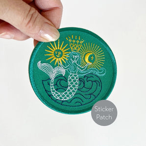 Mermaid Embroidered Sticker Patch