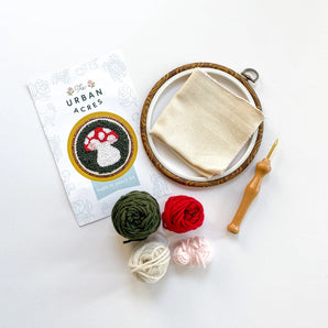 Mushroom Punch Needle Kit