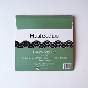 Mushrooms Embroidery Kit