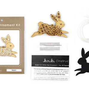 Rabbit - Diy Stitched Ornament Kit