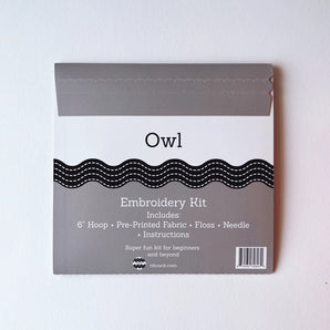 Owl Embroidery Kit