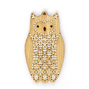 Owl - Diy Stitched Ornament Kit