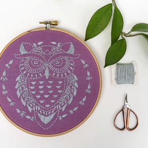 Owl Embroidery Kit