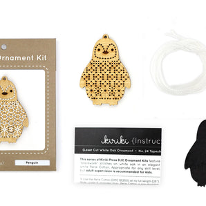 Penguin - Diy Stitched Ornament Kit