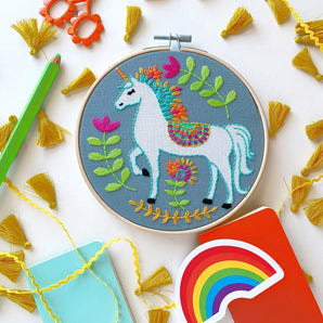 Unicorn Embroidery Kit