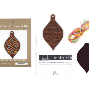 Geometric - Diy Stitched Ornament Kit